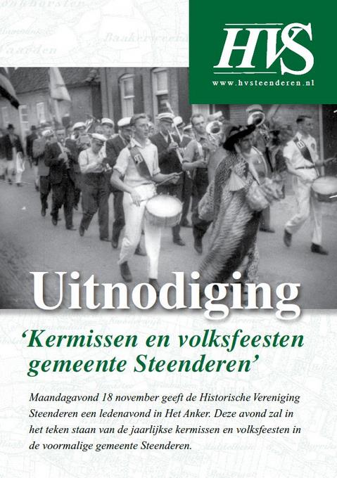 Lezing 'Kermissen en volksfeesten'