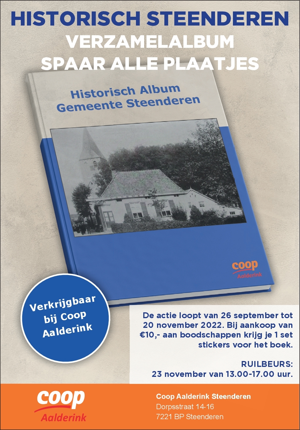 Flyer Historisch Album Gemeente Steenderen