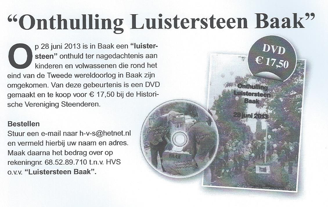 DVD Luistersteen Baak